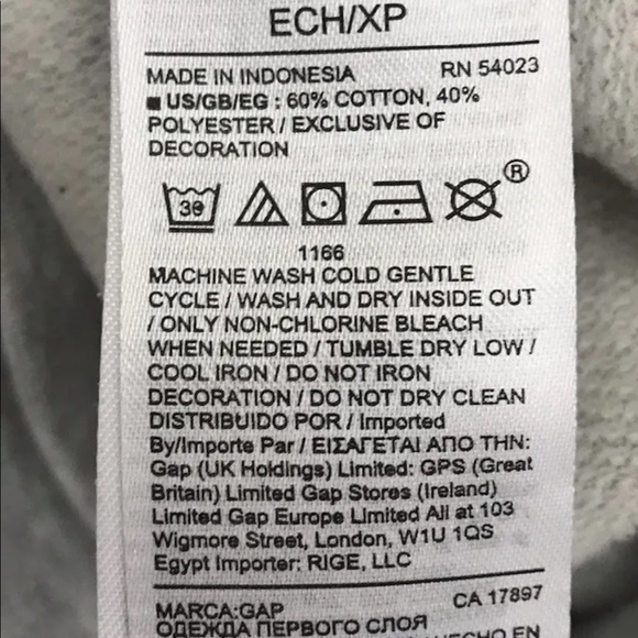 Gap Women’s Light Grey Hoodie Sweatshirt XS - Picture 10 of 10